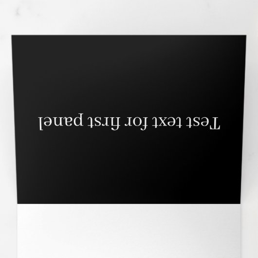 試験 三つ折り招待状 (内部最初)