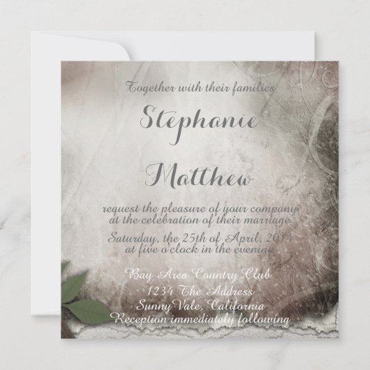 試験 招待状 (裏面)