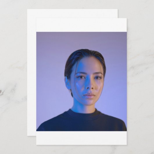 試験 招待状 (正面/裏面)