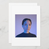 試験 招待状 (正面/裏面)