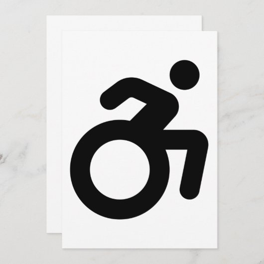 試験 招待状 (正面/裏面)