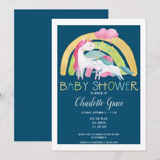 試験 招待状 (正面/裏面)