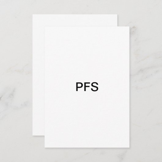 試験 招待状 (正面/裏面)