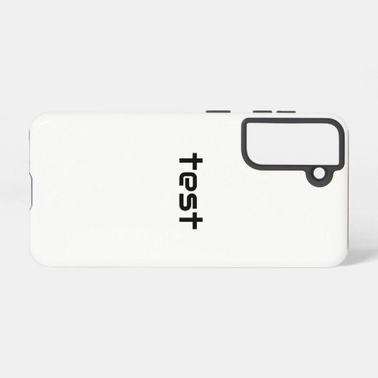 試験 SAMSUNG GALAXYケース (裏面横)