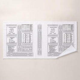 試験KneeboardのBathタオルセット バスタオルセット