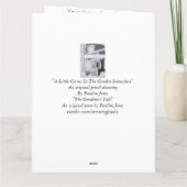 詩おもしろいと静物庭園のツール芸術 カード (裏面)