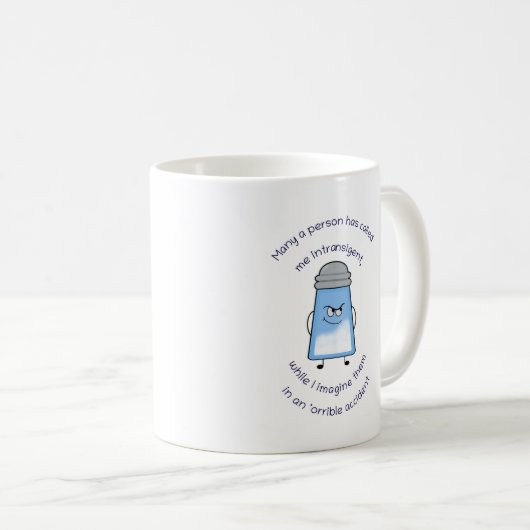 詩おもしろい塩性連句マグカップ"'Orrible Incent" コーヒーマグカップ (正面右)