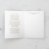 詩および聖なる書物、経典の聖者Raphael カード (内部)