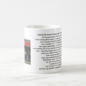 詩が付いている収集できるN&W 611のマグ コーヒーマグカップ (中央)