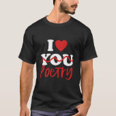 詩が好き Tシャツ (正面)