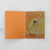 詩とバレリ感動的ーナ カード (内部)