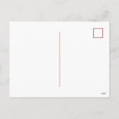 詩とビクトリアンのクリスマスの挨拶 –  シーズンポストカード (裏面)