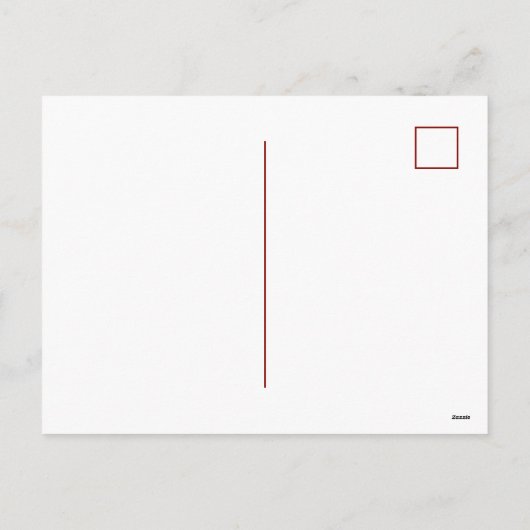 詩とビクトリアンのクリスマスの挨拶 –  シーズンポストカード (裏面)