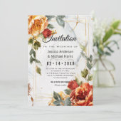 詩と大理石の夢：オレンジバラエレガンス 招待状 (スタンド正面)