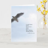 詩と空の挨拶状 カード (黄色い花)