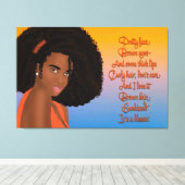 詩と美しい キャンバスプリント (インサイチュ (ウッドフロア))