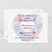 詩と花の輪 ポストカード (正面/裏面)