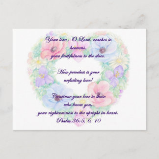 詩と花の輪 ポストカード