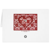 詩と赤レースのバレンタインカード (裏面横)