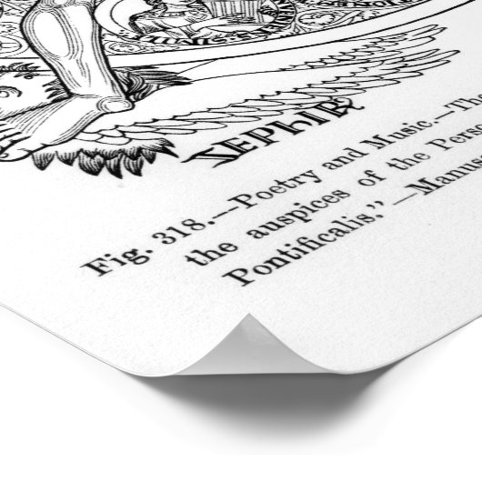 詩と音楽 ポスター (角)