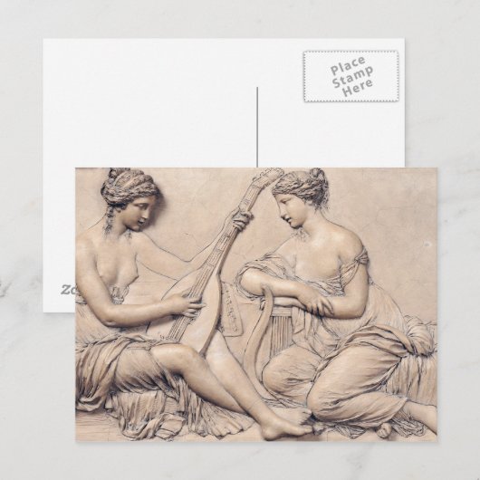 詩と音楽 ポストカード (正面/裏面)