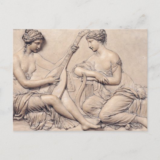 詩と音楽 ポストカード (正面)