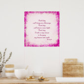 詩のアートのポスター ポスター (キッチン)