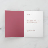 詩のカード - 感情的な癒し - スペースを保持するカード カード (内部)