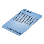 詩のキッチンマグネット – 声読に出して マグネット (左側)