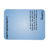 詩のキッチンマグネット – 料理 マグネット (横)