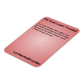 詩のキッチンマグネット – 最も旅の少ない道路 マグネット (左側)