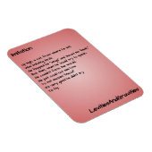 詩のキッチンマグネット – 模倣 マグネット (右側)