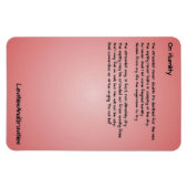 詩のキッチンマグネット – 謙虚さに マグネット (横)