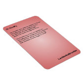 詩のキッチンマグネット – 謙虚さに マグネット (右側)