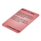 詩のキッチンマグネット – Betwixt Two Self マグネット (左側)