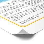 詩のサイズ8.5x11でセーリング単独 ポスター (角)