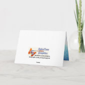 詩のジンジャーブレッドのトリオ シーズンカード (裏面)