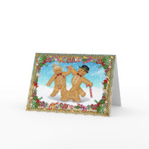 詩のジンジャーブレッドのトリオ