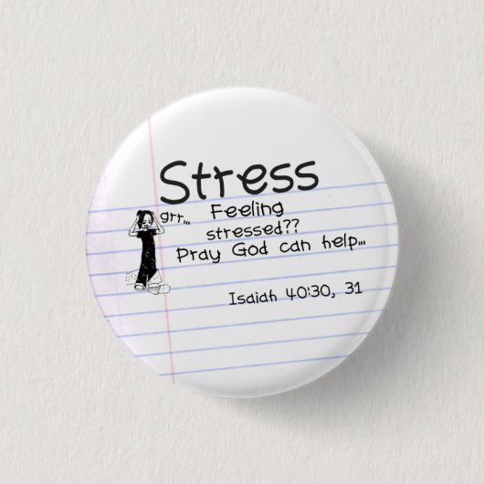 詩のストレスPin… 缶バッジ (正面)