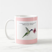 詩のハチドリ コーヒーマグカップ (左)