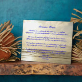 詩のプラークからのストリーム フォトプラーク (側面)