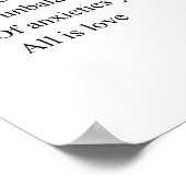 詩のポスターに沿って勝者を愛する ポスター (角)