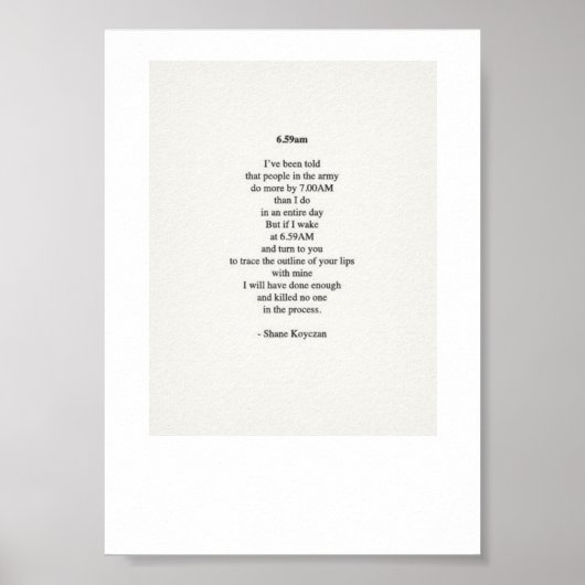 詩のポスター ポスター (正面)