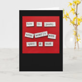 詩の作り方 カード (黄色い花)