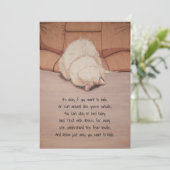 詩の共感書:私はあなたのためにそこに サンキューカード (スタンド正面)