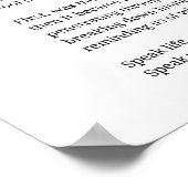 詩の壁アートのポスターのデコール ポスター (角)