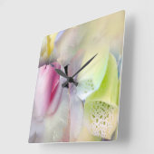 詩の壁時計の目的 スクエア壁時計 (傾斜)