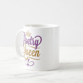 詩の女王 コーヒーマグカップ (正面左)