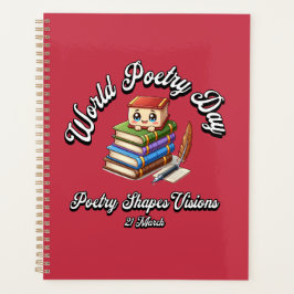 詩の形のビジョン。世界詩祭 プランナー手帳
