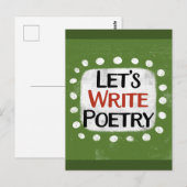 詩の書葉書 ポストカード (正面/裏面)